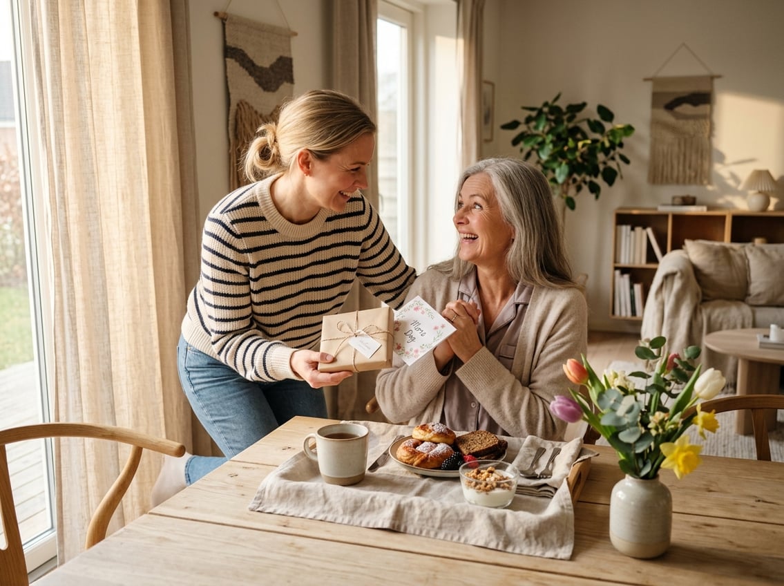 Gør mors dag personlig med en overraskelse fra morgenstunden